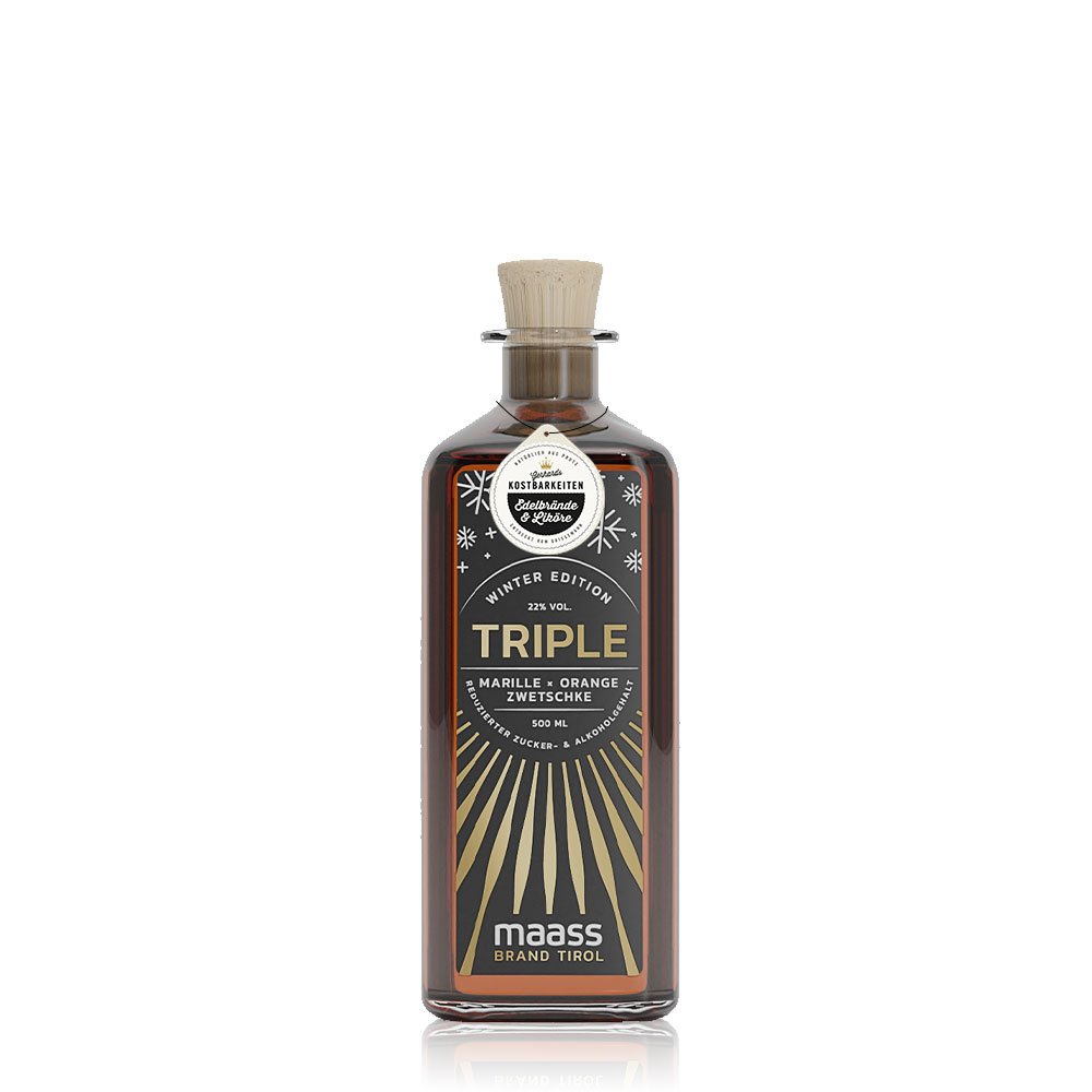 Triple Marille-Orange-Zwetschke Maass